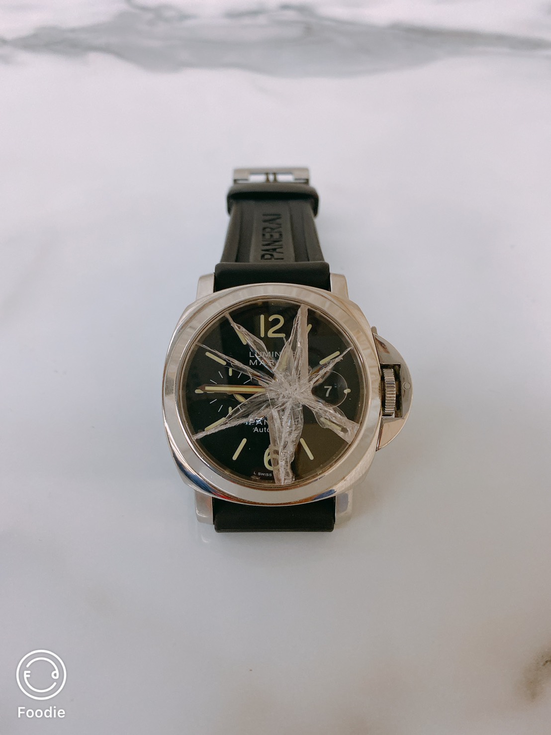 腕錶鏡面更換實照1